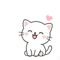 Mô hình chú mèo trái tim (Cute Heart Cat) dễ thương để in 3D - Thumbnail 2