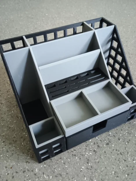 Bộ đựng đồ để bàn, ống cắm bút - In dễ dàng, không cần support - Image 11