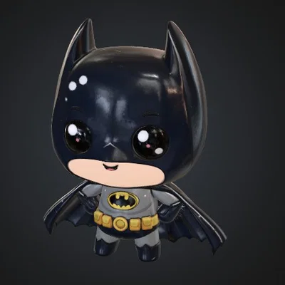 Mô hình Batman Chibi đáng yêu cho người yêu thích in 3D