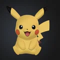 Mô hình Pikachow đáng yêu - Mẫu in 3D trang trí đẹp mắt - Thumbnail 1