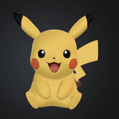 Mô hình Pikachow đáng yêu - Mẫu in 3D trang trí đẹp mắt