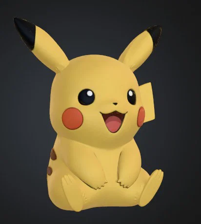 Mô hình Pikachow đáng yêu - Mẫu in 3D trang trí đẹp mắt - Image 3