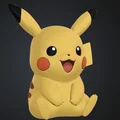 Mô hình Pikachow đáng yêu - Mẫu in 3D trang trí đẹp mắt - Thumbnail 3