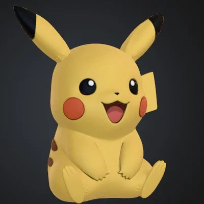 Mô hình Pikachow đáng yêu - Mẫu in 3D trang trí đẹp mắt