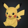 Mô hình Pikachow đáng yêu - Mẫu in 3D trang trí đẹp mắt - Thumbnail 4