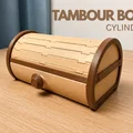 Cylinder Tambour Box | Hộp đựng đồ nắp cuộn thông minh - Thumbnail 1