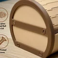 Cylinder Tambour Box | Hộp đựng đồ nắp cuộn thông minh - Thumbnail 2