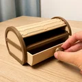 Cylinder Tambour Box | Hộp đựng đồ nắp cuộn thông minh - Thumbnail 4