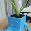 Chậu cây 3D hình nhân vật vui vẻ đáng yêu cho bàn làm việc - Thumbnail 1