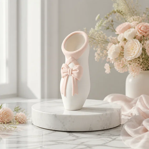 Bình Hoa Hình Giày Ballet (Ballet Shoe Vase) - Image 1