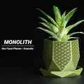 Chậu cây Monolith Hex Facet – Phiên bản Asanoha - Thumbnail 1