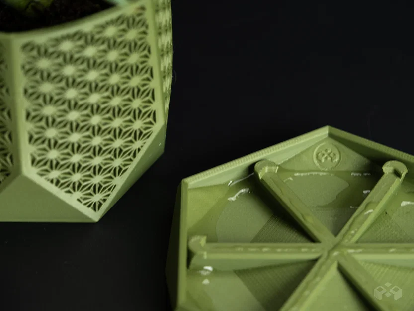 Chậu cây Monolith Hex Facet – Phiên bản Asanoha - Image 3