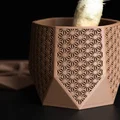 Chậu cây Monolith Hex Facet – Phiên bản Asanoha - Thumbnail 5