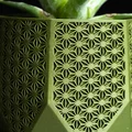 Chậu cây Monolith Hex Facet – Phiên bản Asanoha - Thumbnail 8