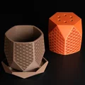 Chậu cây Monolith Hex Facet – Phiên bản Asanoha - Thumbnail 9