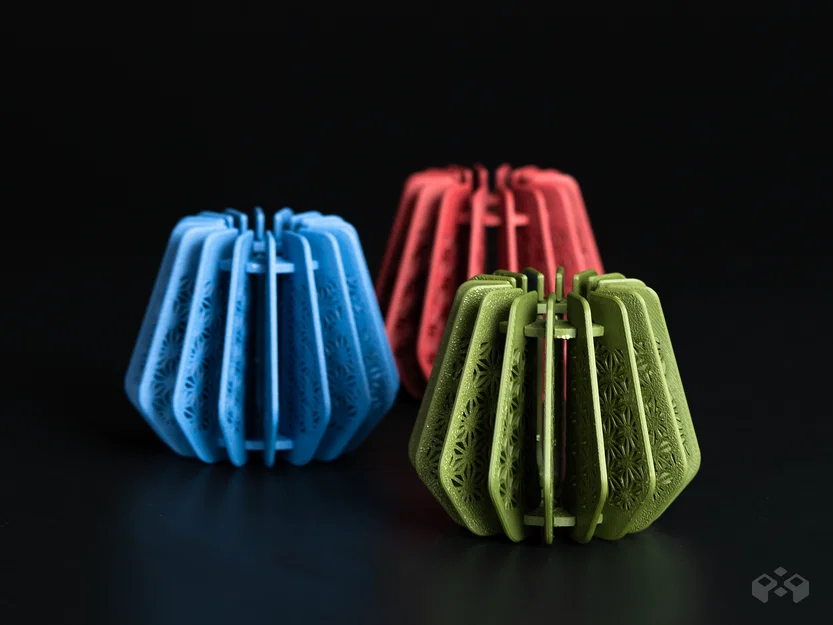 Vase nhân giống Radial Rosette – Dạng Kit Card 3D - Image 9