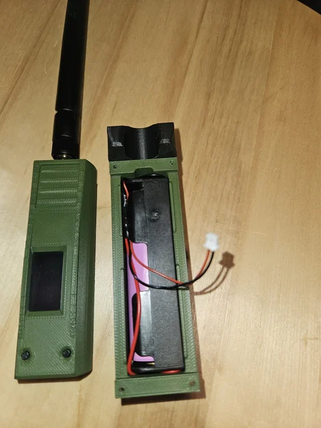 Vỏ bảo vệ Heltec V3 có ngăn chứa pin 18650 - Dành cho Meshtastic/Meshcore/LoRa 32 - Image 8