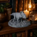 Tượng Khủng Long Có Sừng (Horned Dinosaur Sculpture) - Thumbnail 1