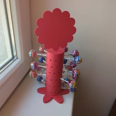 Tháp trưng bày kẹo mút Chupa Chups tự in 3D cực đẹp