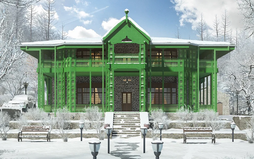 Mô hình kiến trúc Quaid e Azam Residency in 3D chi tiết - Image 1