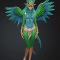 Mô hình Arpia 3D - Nữ hoàng nhân điểu cho dân chơi Miniature - Thumbnail 1