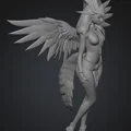 Mô hình Arpia 3D - Nữ hoàng nhân điểu cho dân chơi Miniature - Thumbnail 3