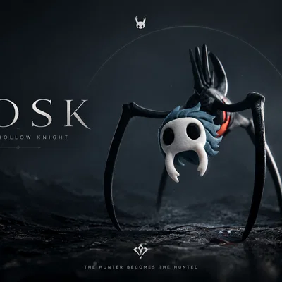 Nosk từ Hollow Knight - Mô hình lắp ráp (Split model)