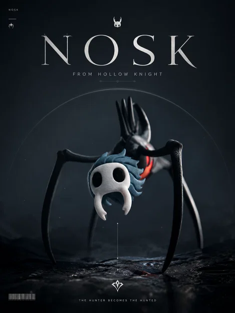 Nosk từ Hollow Knight - Mô hình lắp ráp (Split model) - Image 2