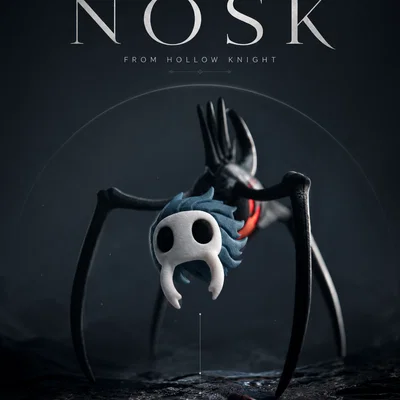 Nosk từ Hollow Knight - Mô hình lắp ráp (Split model)