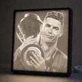 Mô hình Litophane 3D Cristiano Ronaldo (CR7) - Quà tặng độc đáo - Thumbnail 1