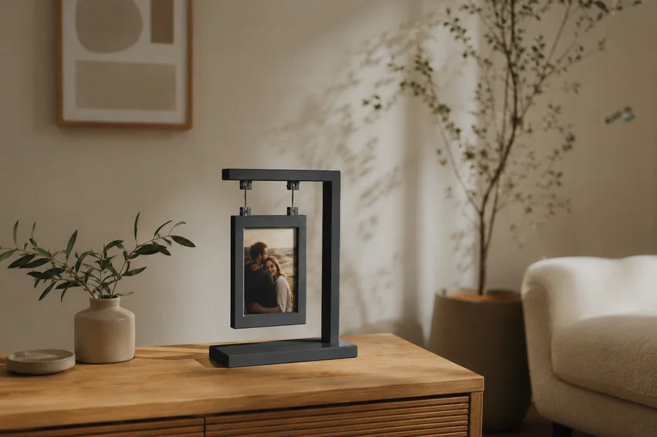 Chân đế khung ảnh treo lơ lửng hiện đại (Photo Frame Stand) - Image 2