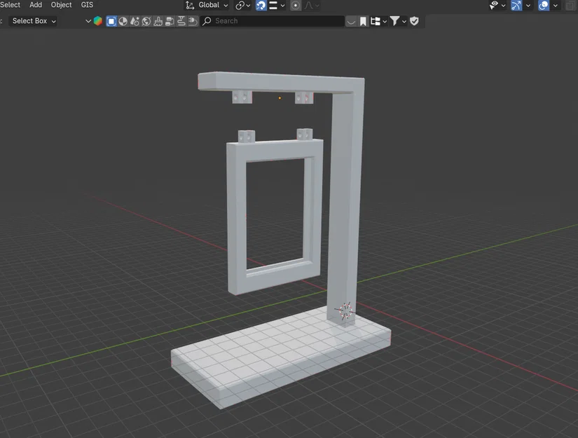 Chân đế khung ảnh treo lơ lửng hiện đại (Photo Frame Stand) - Image 3