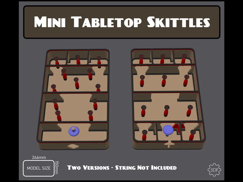 Bộ Trò Chơi Mini Tabletop Skittles Để Bàn - Image 1