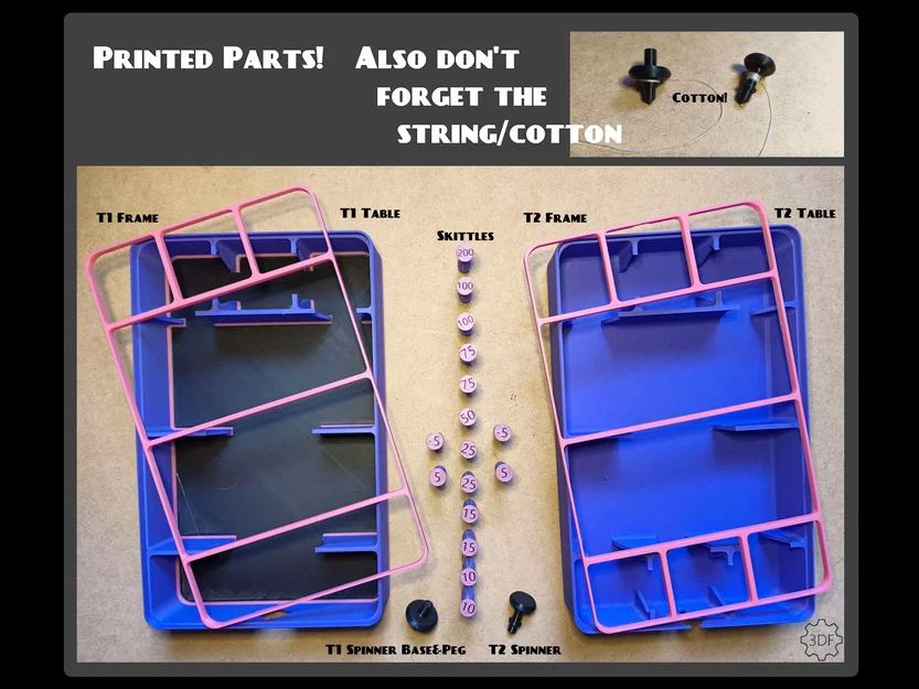 Bộ Trò Chơi Mini Tabletop Skittles Để Bàn - Image 3