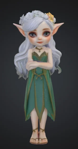 Mô hình nàng tiên Elf xinh đẹp (Pretty Elf Girl) in 3D - Image 1