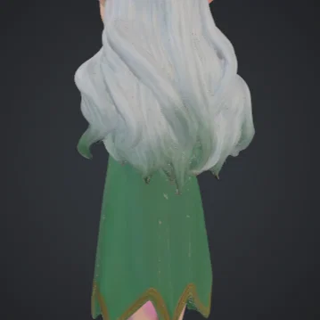 Mô hình nàng tiên Elf xinh đẹp (Pretty Elf Girl) in 3D