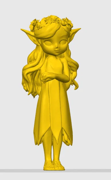 Mô hình nàng tiên Elf xinh đẹp (Pretty Elf Girl) in 3D - Image 3