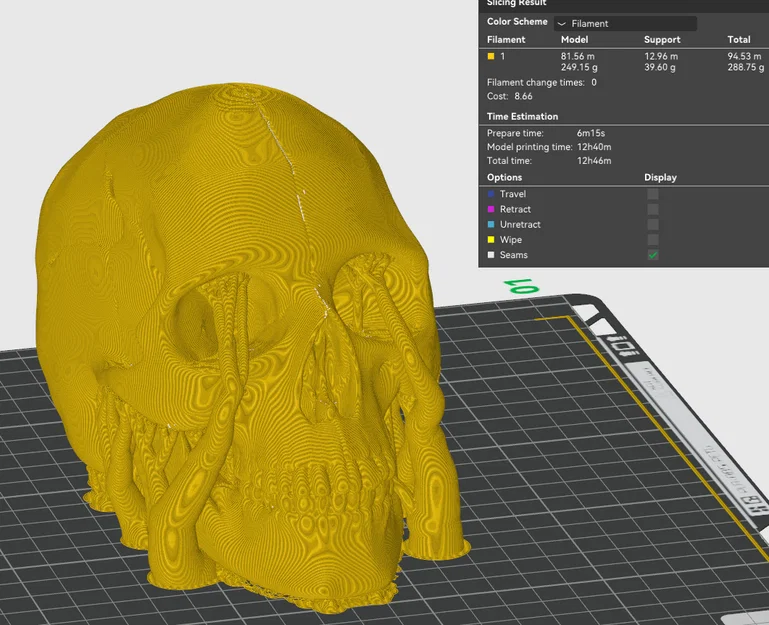 Mô hình hộp sọ người (Human Skull) tỉ lệ 1:1 in 3D cực chi tiết - Image 5