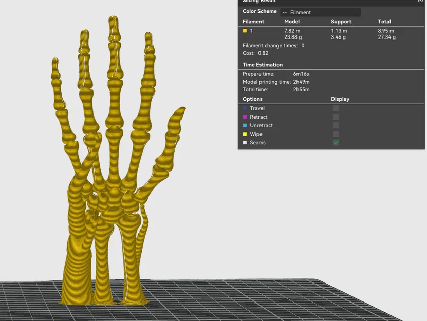 Mô hình bàn tay xương người (Skeleton hand) in 3D độc đáo - Image 2