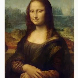 Mô hình 3D tượng nàng Mona Lisa - Leonardo da Vinci
