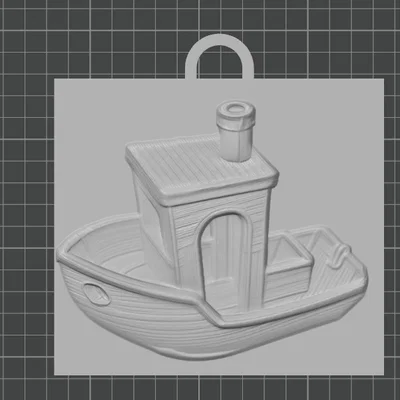 Tranh treo tường 3D Benchy