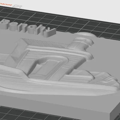 Tranh treo tường 3D Benchy
