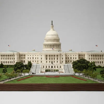 Mô hình 3D Tòa nhà Quốc hội Hoa Kỳ - US Capitol Building