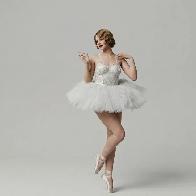 Mô hình 3D nghệ thuật Vũ công Ballerina Helen Brown tinh tế - Image 1