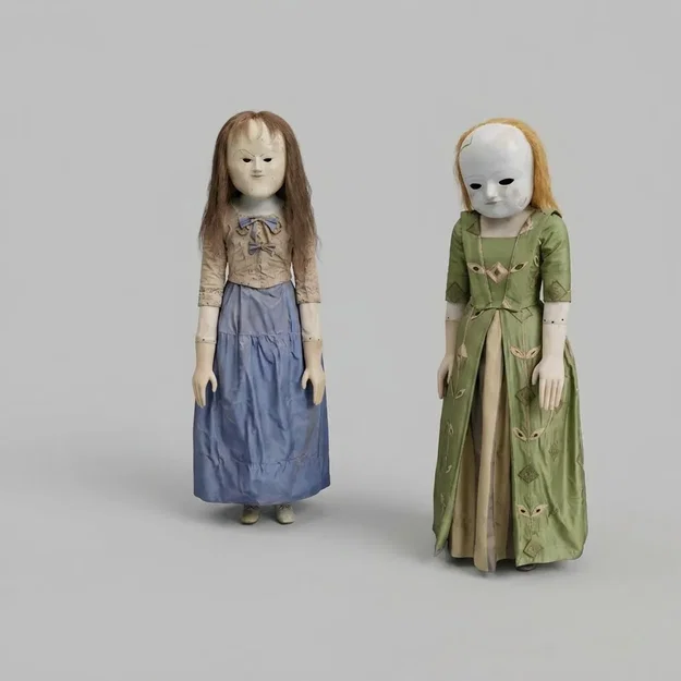 Mô hình in 3D búp bê Doctor Who Night Terrors (Peg Dolls) - Image 1