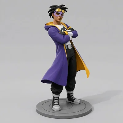 Mô hình 3D Static Shock - Virgil Hawkins cực chất để sưu tầm