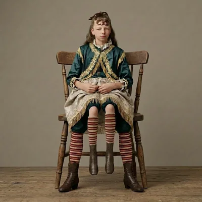 Mô hình 3D Josephine Myrtle Corbin - Cô gái bốn chân 1882