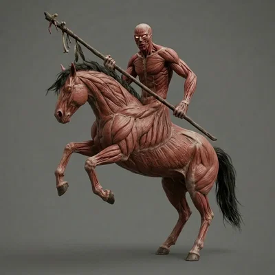 Mô hình 3D Nuckelavee: Sinh vật huyền bí trong thần thoại Celtic