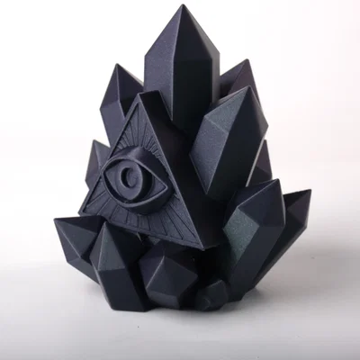 Tượng Điêu Khắc Pha Lê Con Mắt Vạn Năng (All Seeing Eye)