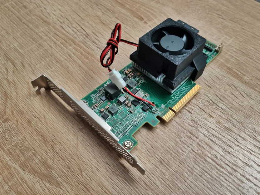 Khung gắn quạt tản nhiệt cho card Inspur LSI 9300-8i HBA - Image 1